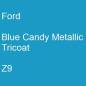 Preview: Ford, Blue Candy Metallic Tricoat, Z9.